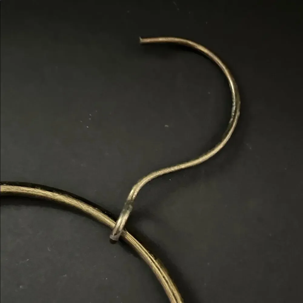 Vintage Brass Gold-Toned Scarf Hoop, Functional and Cool Looking